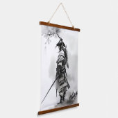 武士の宿老 吊り下げ型タペストリー (傾斜あり)