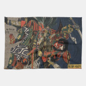 武士の忠度・教経 キッチンタオル (横)