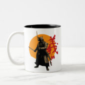 武士の戦士のマグ ツートーンマグカップ (左)