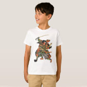 武士の戦士の戦い Tシャツ (正面フル)