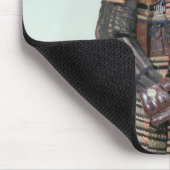 武士の戦士の装甲 マウスパッド (コーナー)