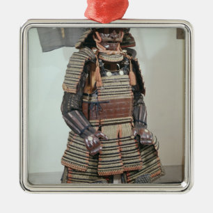 武士の戦士の装甲 メタルオーナメント