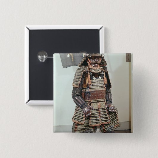 武士の戦士の装甲 缶バッジ (正面&裏面)