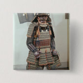 武士の戦士の装甲 缶バッジ (正面)
