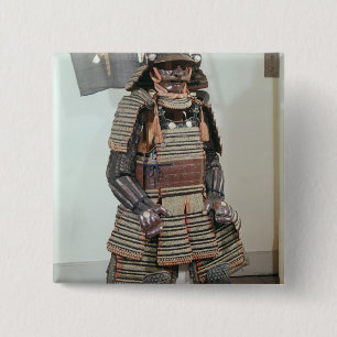 武士の戦士の装甲 缶バッジ