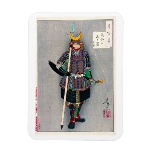 武士の戦士のYariのクールな東洋の日本のやり マグネット