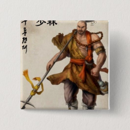武士の戦士 缶バッジ (正面)