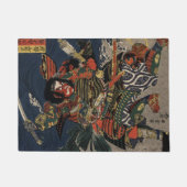 武士の戦士TadanoriおよびNoritsune ドアマット (正面)