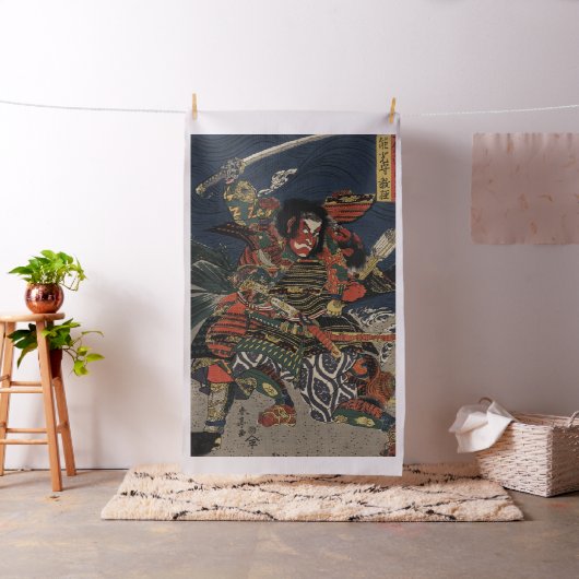 武士の戦士TadanoriおよびNoritsune ファブリック (インサイチュ)