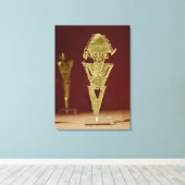 武士の擬人化姿 キャンバスプリント (インサイチュ (ウッドフロア))