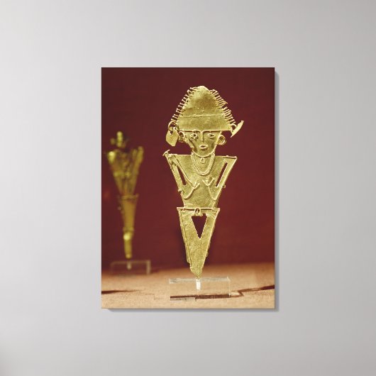 武士の擬人化姿 キャンバスプリント (正面)