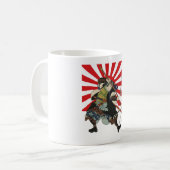 武士の旗のマグ コーヒーマグカップ (正面左)
