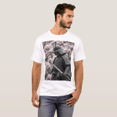 武士の木炭|過去記事 Tシャツ (正面フル)