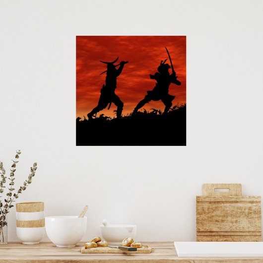 武士の決闘 ポスター (キッチン)