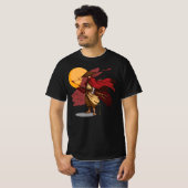 武士の立場は躍動的だ Tシャツ (正面フル)