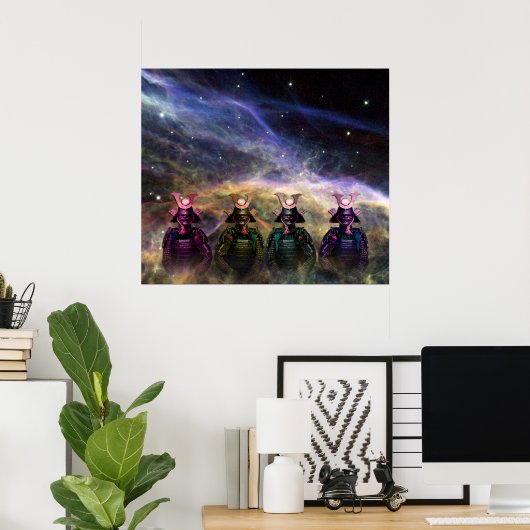 武士の精神 ポスター (ホームオフィス)