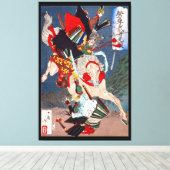 武士の芳年 キャンバスプリント (インサイチュ (ウッドフロア))