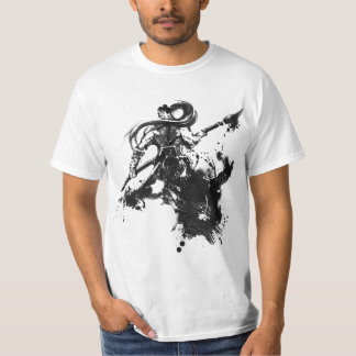 武士の芸術家-軽いTシャツ Tシャツ