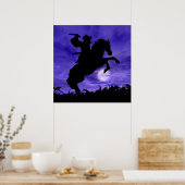 武士の騎乗 ポスター (キッチン)