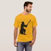 武士のsillouette tシャツ (正面フル)