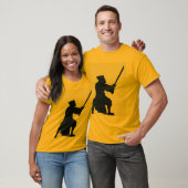武士のsillouette tシャツ (ユニセックス)