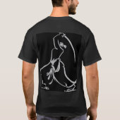 武士のTシャツ Tシャツ (裏面)