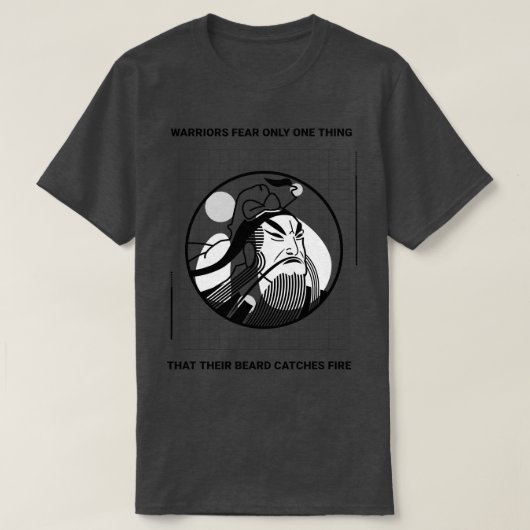 武士は一つだけ恐れる Tシャツ (デザイン正面)