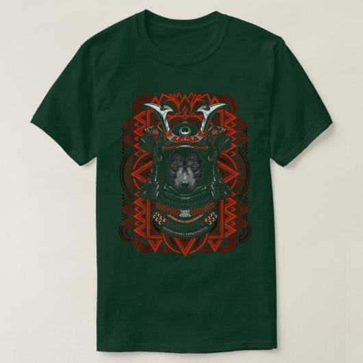 武士は部族の入れ墨を入れる Tシャツ (デザイン正面)