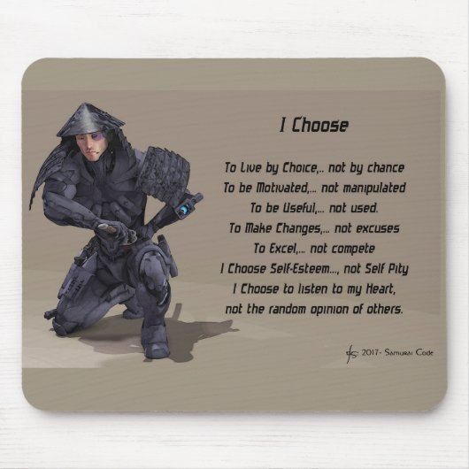 武士コードマウスパッド マウスパッド (正面)