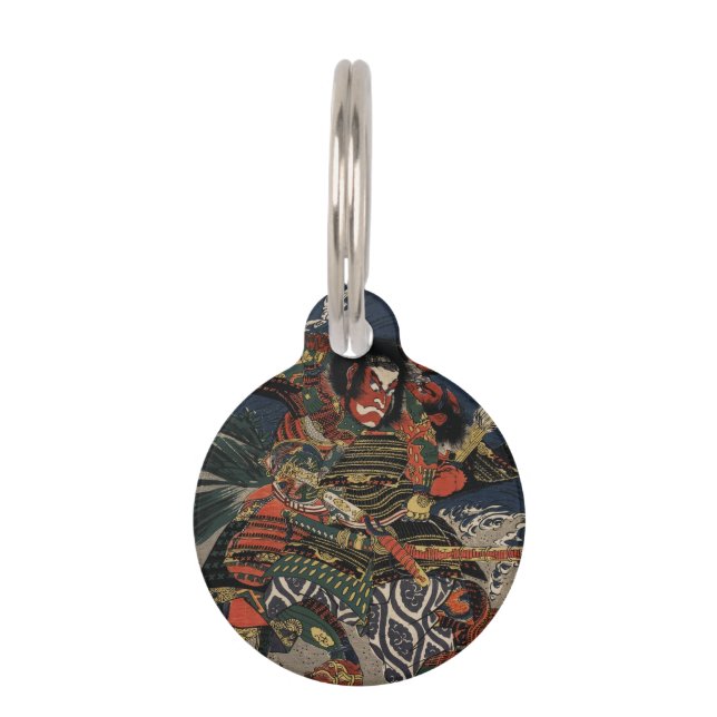 武士忠教·教経 ペット　ネームタグ (正面)