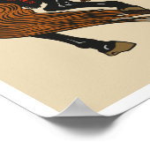 武士日本のの戦い。グラフィックアート ポスター (角)