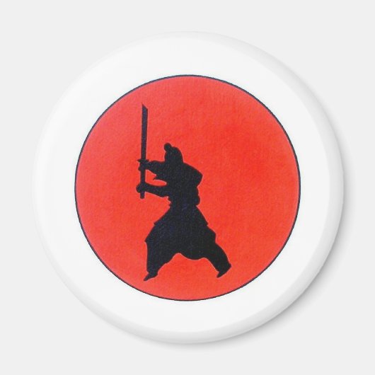 武士日本のの磁石の武士道 マグネット (正面)