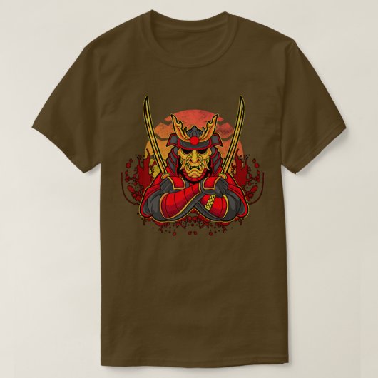 武士武士道コード剣士日本の6世 Tシャツ (デザイン正面)