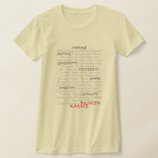 武士道の婦人は細身のTシャツという理念を持つ Tシャツ (レイダウン)