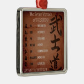 武士道の徳 メタルオーナメント (右)