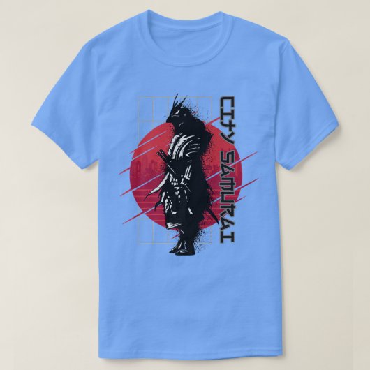 武士道の武士の衣裳の徳日本の7 Tシャツ (デザイン正面)