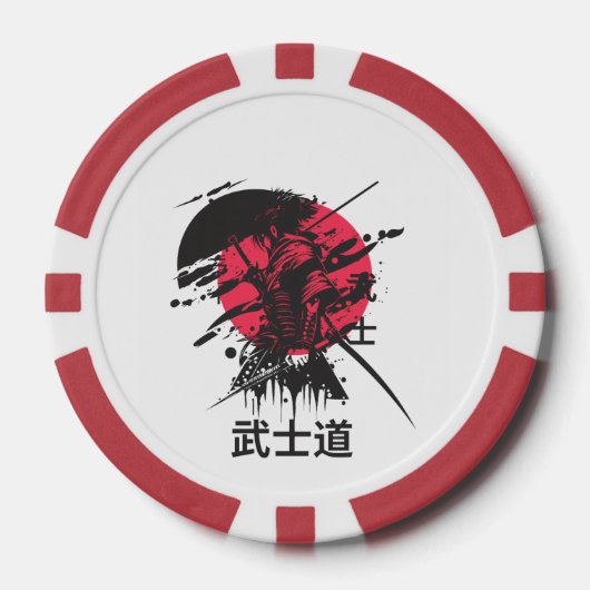 武士道チップ ポーカーチップ (正面)