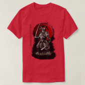 武士道侍日本の士 Tシャツ (デザイン正面)