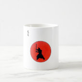 武士道日本の コーヒーマグカップ (中央)