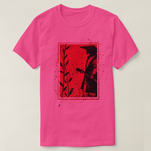 武士道武士刀 Tシャツ (デザイン正面)