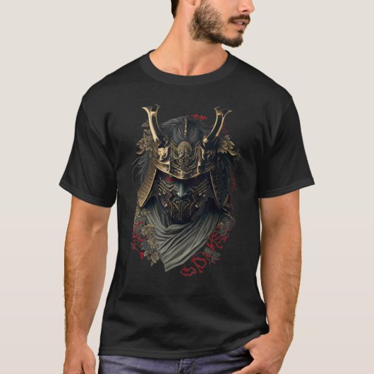 武士道鬼面日本のC Tシャツ (正面)