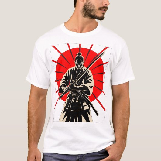 武士道 - デザイン1 Tシャツ (正面)