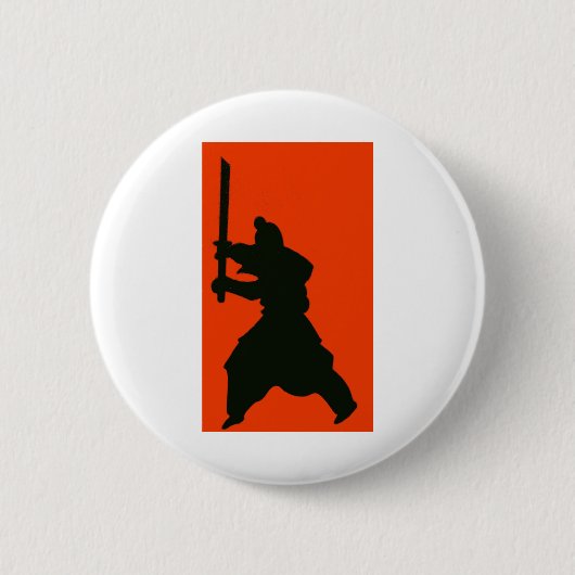 武士道 缶バッジ (正面)