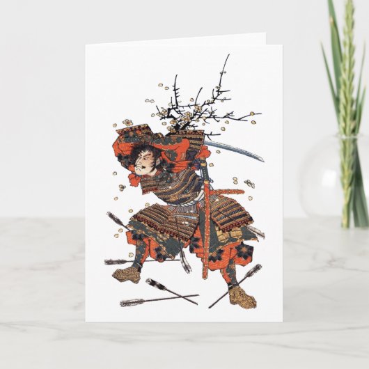 武士 カード (正面)