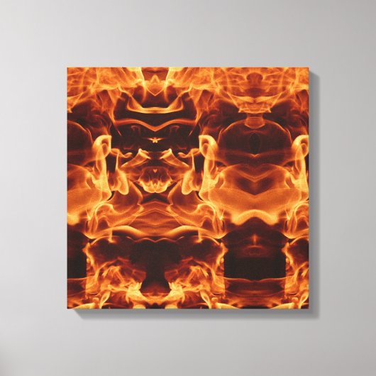 武士 キャンバスプリント (正面)