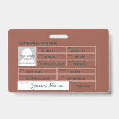 武士 バッジ (裏面)