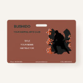 武士 バッジ (正面)