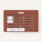 武士 バッジ (裏面)