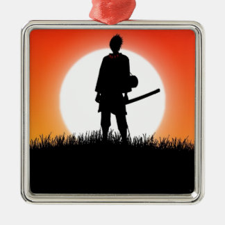 武士、忍者-日本のな戦士 メタルオーナメント