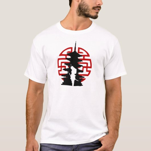 武士 Tシャツ (正面)